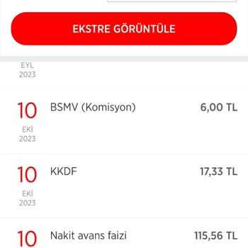 Ziraat Bankası Ekstra Ücret İadesi Talebi