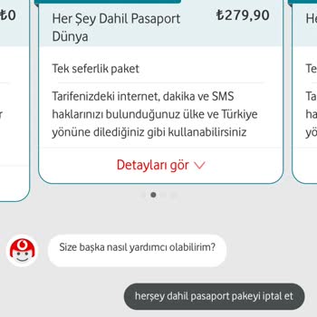 Vodafone Yurt Dışı - Her Şey Dahil Pasaport