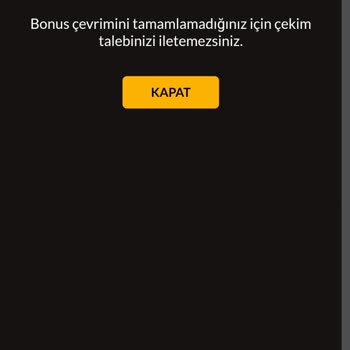 Casibom Bonus İptali İstiyorum