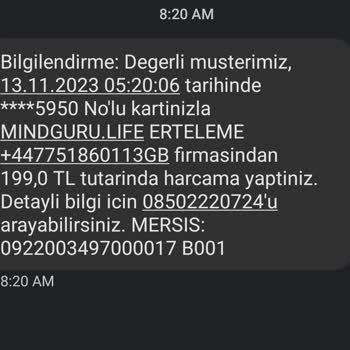 Mindguru Dondurulmuş Planım İçin Para Tahsil Etti