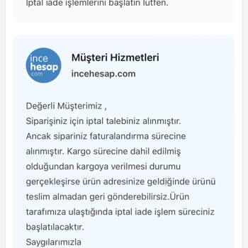 İncehesap.com 24 Saatte Kargo Yalanı