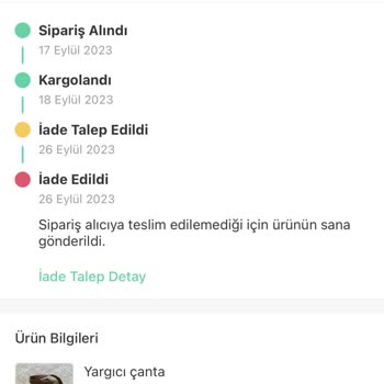 Dolap Satış Yaptığım Ürün Ücretini Yatırmadı