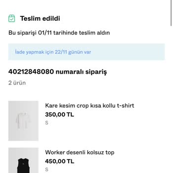 Bershka Teslim Edilmeyen Siparişi Teslim Edilmiş Gösteriyor