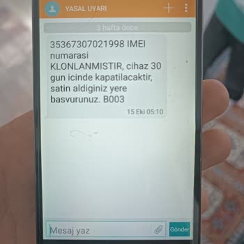 N11 İn Sattığı Telefon Klonlandı.