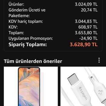 Amazon Prime Üzerinden Yaptığım Alışveriş İptal Edilmesi