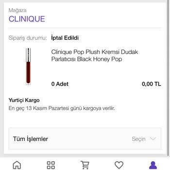 Clinique Sebepsiz Ürünümü İptal Etti