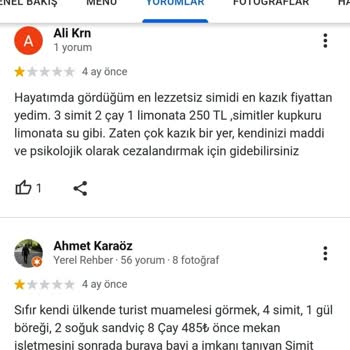 Simit Sarayı Fahiş Fiyat Etiketsiz Satış