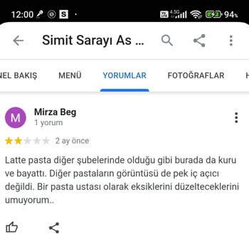 Simit Sarayı Fahiş Fiyat Etiketsiz Satış