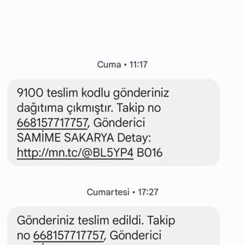 MNG Kargo Ürünüme Teslimat Girilmiş Fakat Teslim Edilmedi