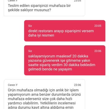 Yemeksepeti Asılsız Bilgi Ve Müşteri Hizmetlerinin İş Bilmezliği