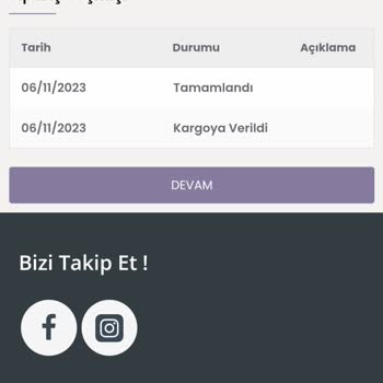 ModaŞifa Siparişimin Teslim Edilmemesi