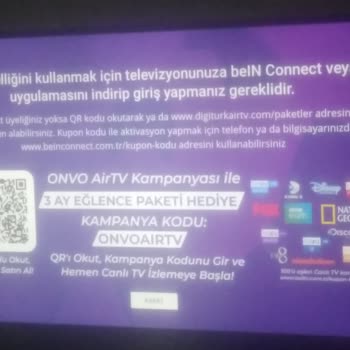 Digiturk Yeni Aldığım Air TV Promosyon Kodu Çalışmıyor