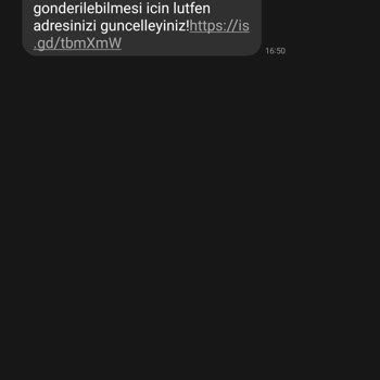 Kargo Sahte Mesaj Uyarısı