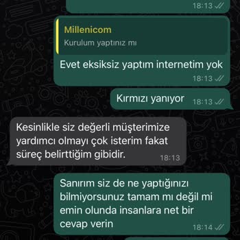 Millenicom İnternet Aktivasyon Süreci