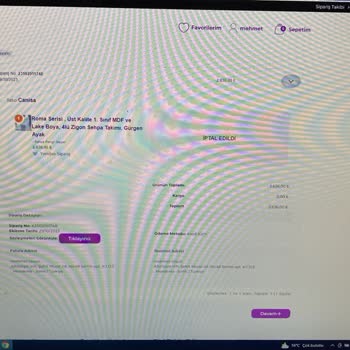 Siparişi İptal Etmeme Rağmen Canisa Firması Ücret İademi Yapmadı.