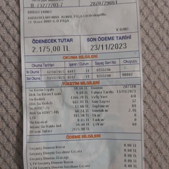 İBB - İstanbul Büyükşehir Belediyesi Atık Su Bedeli!