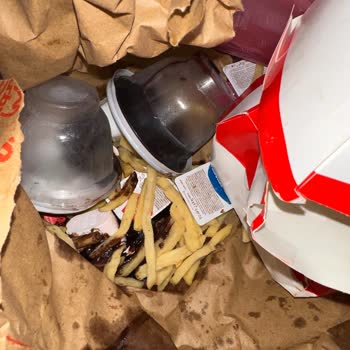 Yemek Sepeti- Libadiye Bulgurlu Burger King Çöp Yemek