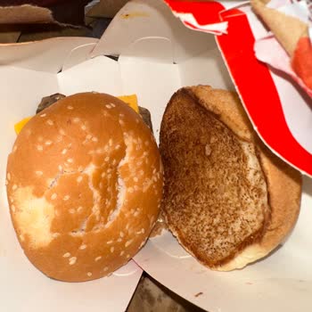 Yemek Sepeti- Libadiye Bulgurlu Burger King Çöp Yemek