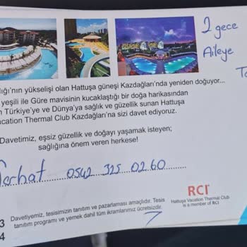 Balıkesir Hattuşa Termal Termal Termal Tanıtım Mağduriyeti