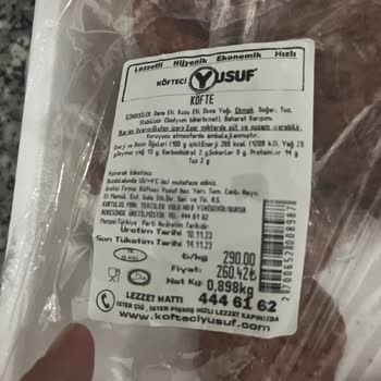 Köfteci Yusuf Bozuk 2 Kilo Köfte Sattı Bana