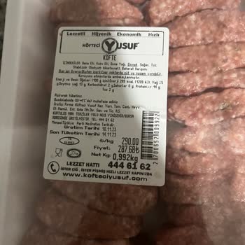 Köfteci Yusuf Bozuk 2 Kilo Köfte Sattı Bana