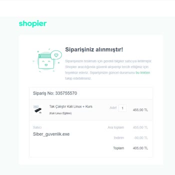 Siber_guvenlik. Exe İlgilenmiyor, Ürünümü Bana Yollamıyor