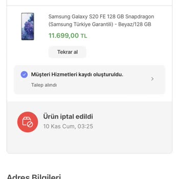 Hepsiburada Ücretimi İade Etmiyor