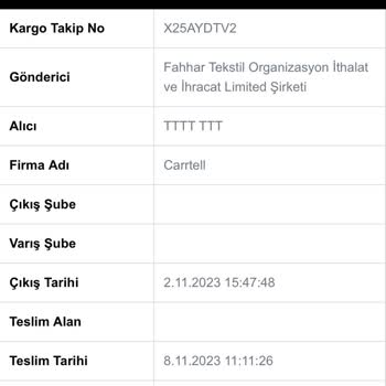 Fahhar Design Fahhar.com Ve MNG Kargo Sorumsuzluğu