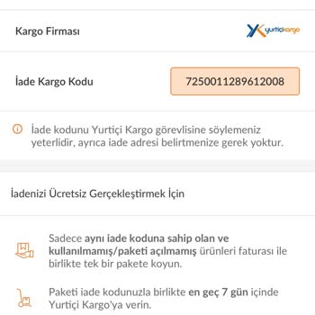 Trendyol Greyder Ayakkabı İademi Yapmadı