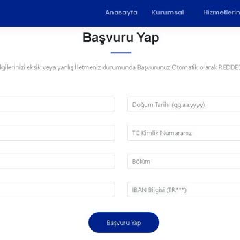 Cihan Derneği (Burs Başvuru) Bilgilerim Alındı