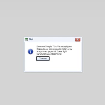 Nüfus ve Vatandaşlık İşleri Evlilik Yoluyla Türk Vatandaşlığı Kazanılması Hakkında