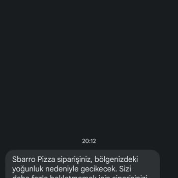 Yemeksepeti Onaylanmış Siparişimin Kurye Yetersizliğinden İptal Edilmesi