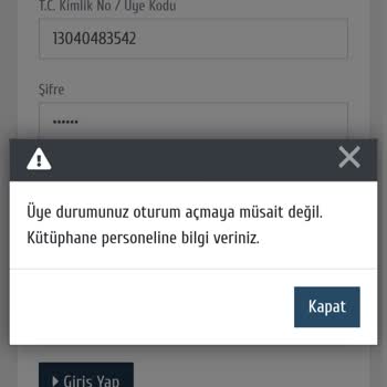 İBB Kütüphane Sitesine Giriş Yapamıyorum