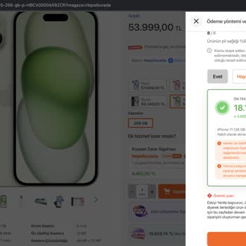 Hepsiburada Eskiyi Yenile Kampanyasında 3.500₺ Ek Ücreti Ödemedi