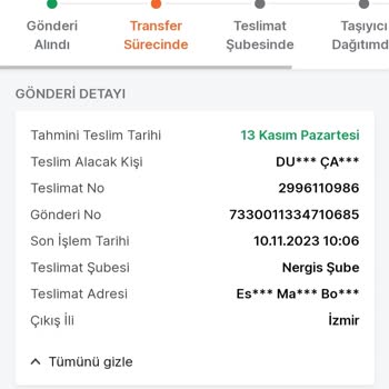 Trendyol Kargonun Teslim Edilmemesi