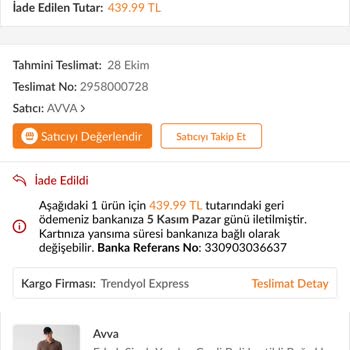 Avva Giyim Trendyol'un Ben Karışmıyorum Dedi
