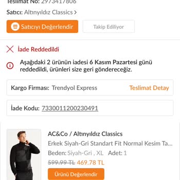 Avva Giyim Trendyol'un Ben Karışmıyorum Dedi