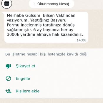 Burs Vaadiyle Dolandırıcılık Hiçbir Sorumluğu Kabul Etmiyorum