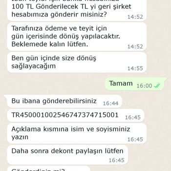 Burs Vaadiyle Dolandırıcılık Hiçbir Sorumluğu Kabul Etmiyorum