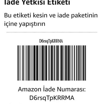 Amazon Ürün İadesi Çok Zor
