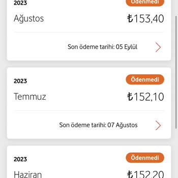 Vodafone 11 Aya Yakın Faturam Ödenmeyip Kısıtlama Arama Mesaj Gelmedi