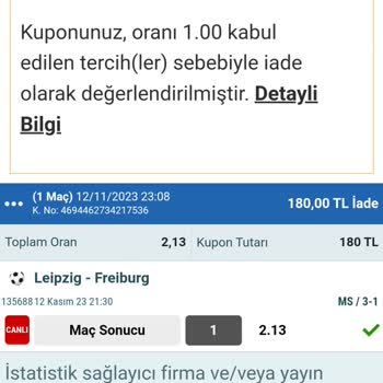 Nesine Kazandığım Kuponun İptali!