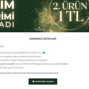 Yeşilmarka Kampanya Bitiş Saatinden Önce Sonlandırıldı
