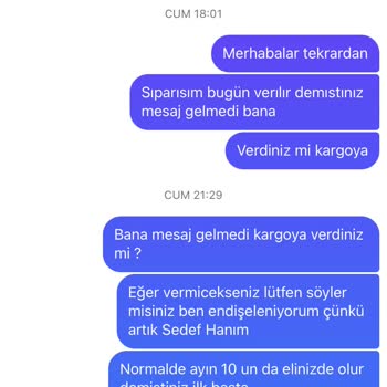 Sy_Organizasyon Adlı Sayfa Ürünleri Göndermiyor