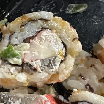 Dardanel Sushinin İçinden Çıkan Şeffaf Poşet