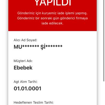 AGT Kurye (aynigunteslim.com) Adresim Doğru Olmasına Rağmen Teslim Edilmeyen Kargo