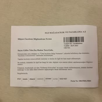 Lumberjack Arızalı Ürünün Değişmesi