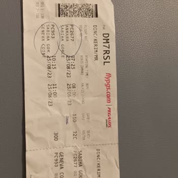 Pegasus Uçağım 1 Gün Rötar Yaptı