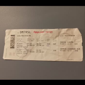 Pegasus Uçağım 1 Gün Rötar Yaptı