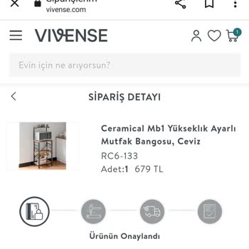 Vivense Kargoya Verilmeyen Sipariş!
